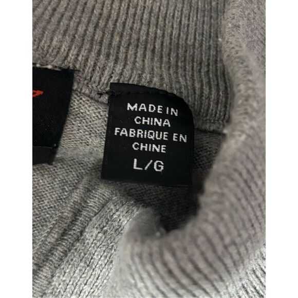 Greg Norman Golf Sleeveless Vest Large 1/4 Zip Grey Gray Pullover Golfer Light - Picture 4 of 6